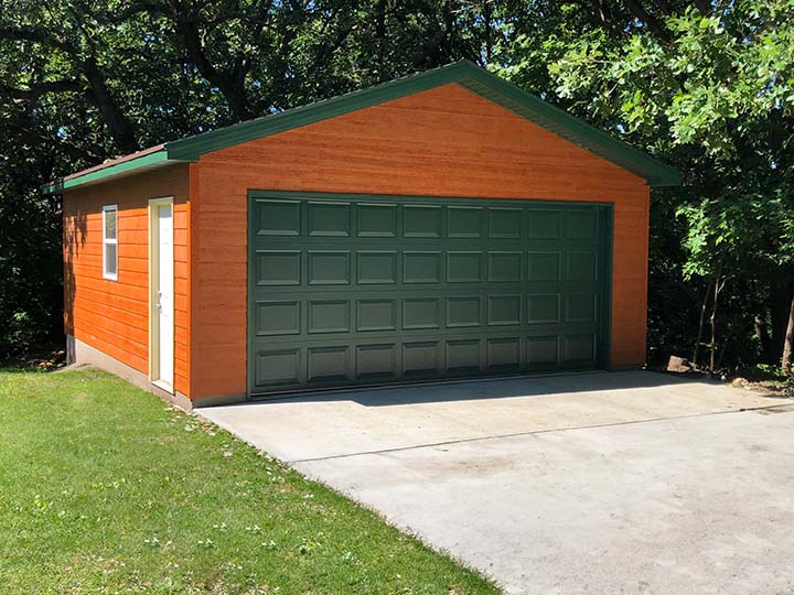 24 foot Custom Garage