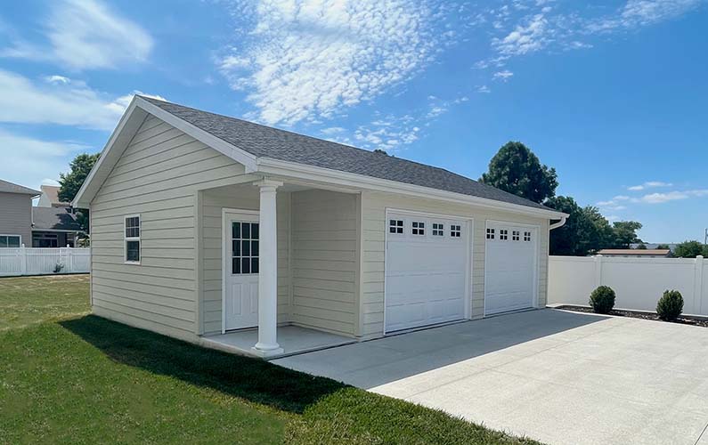 Exterior of Custom Garage